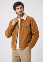 Jaqueta Corduroy Faux Lamb Wool
