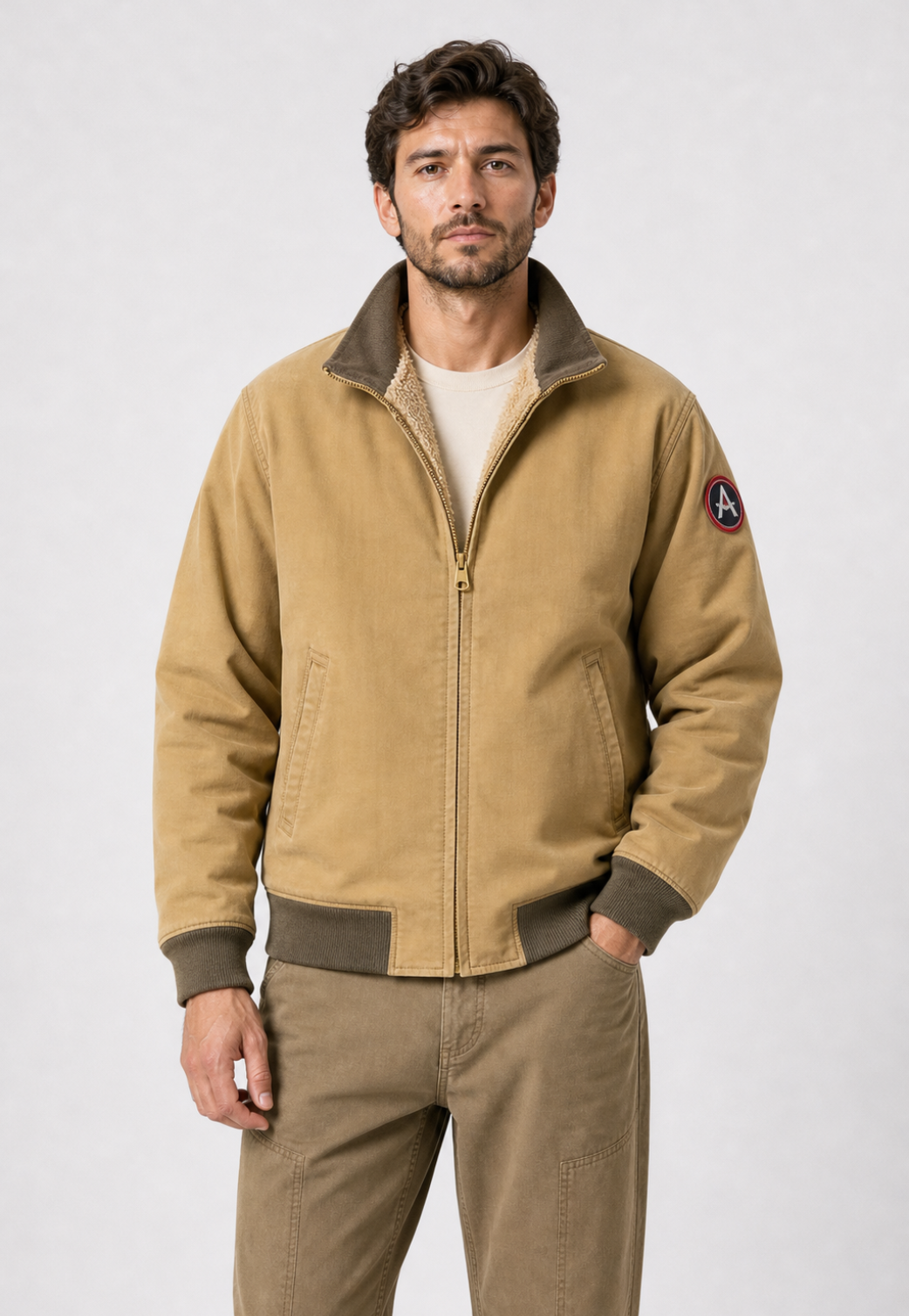 Jaqueta Bomber Aviator Vintage