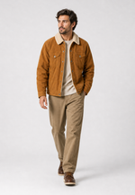 Jaqueta Corduroy Faux Lamb Wool