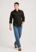 Camisa Social Algodão Manga Longa
