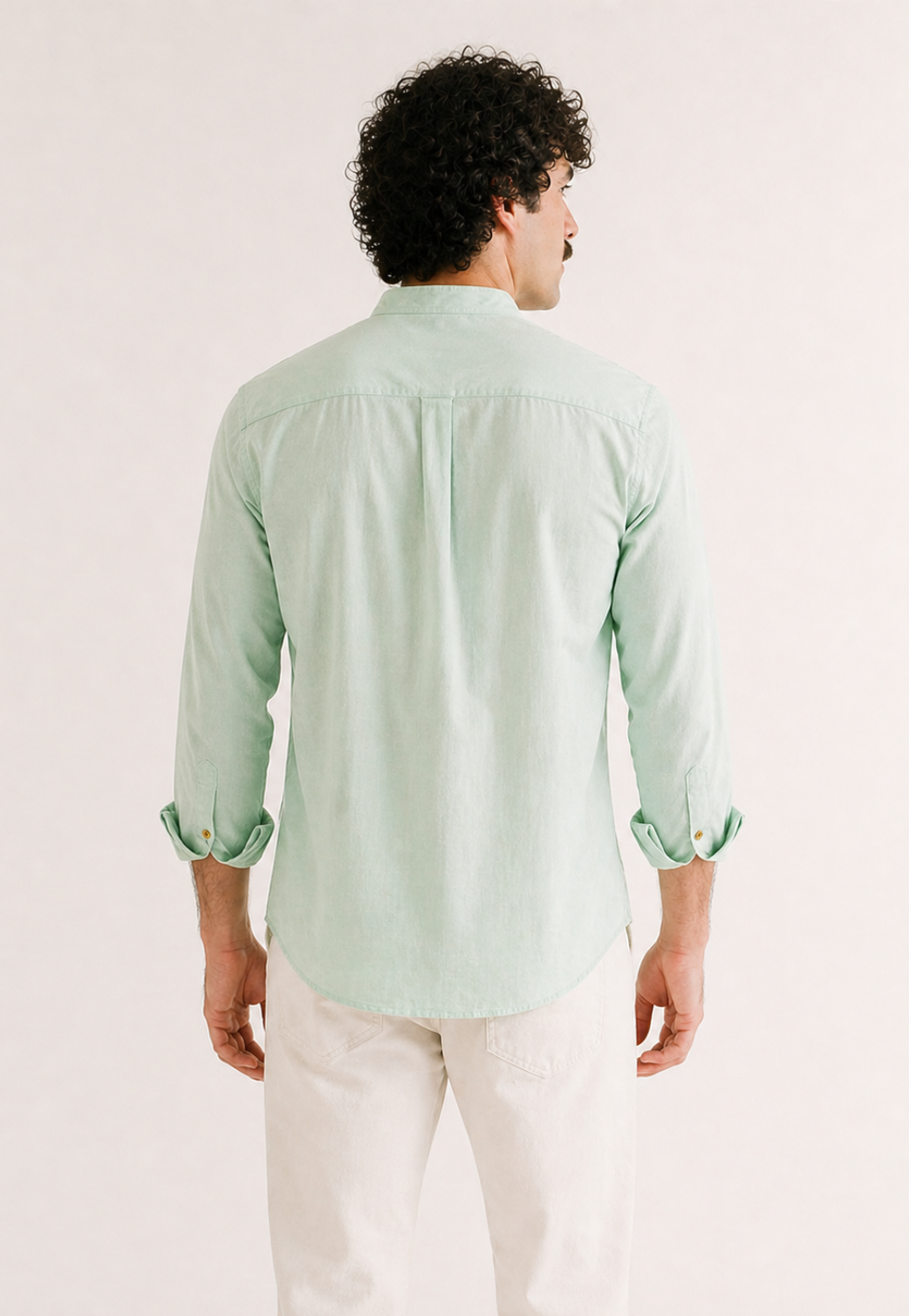 Camisa Social Algodão Manga Longa
