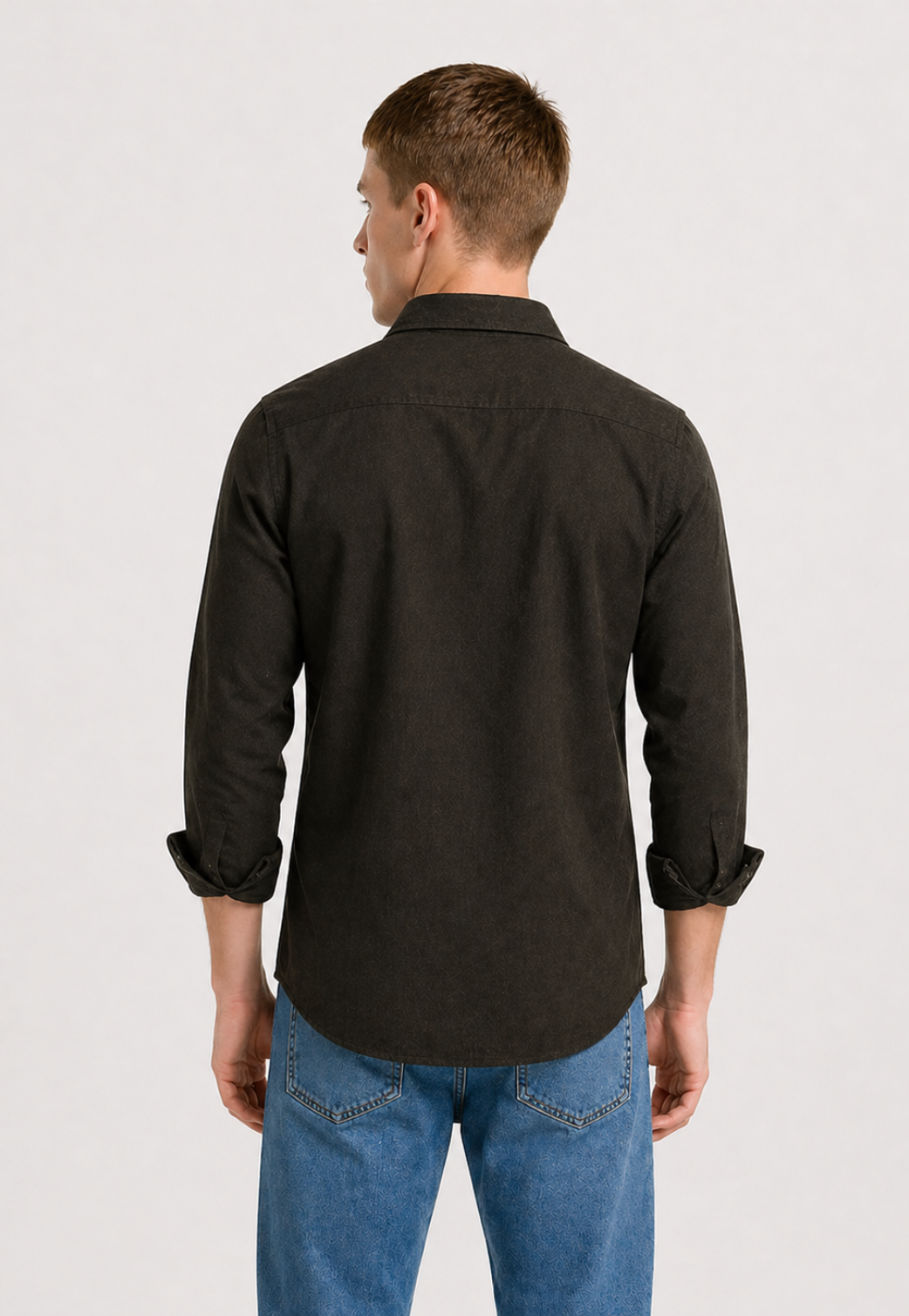 Camisa Social Algodão Manga Longa