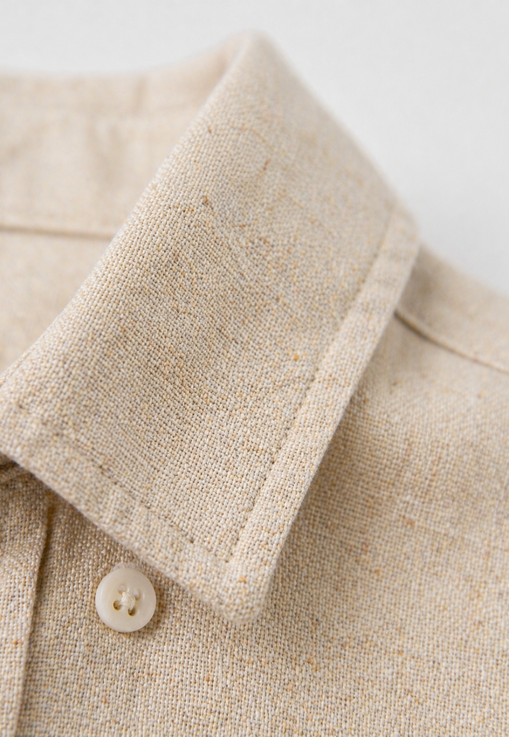 Camisa Linen Cotton Manga Curta