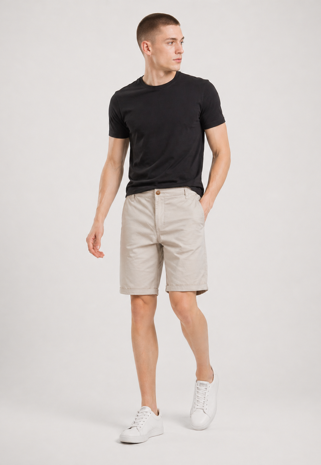 Bermuda Algodão Smart Casual