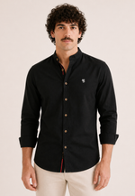 Camisa Social Algodão Manga Longa