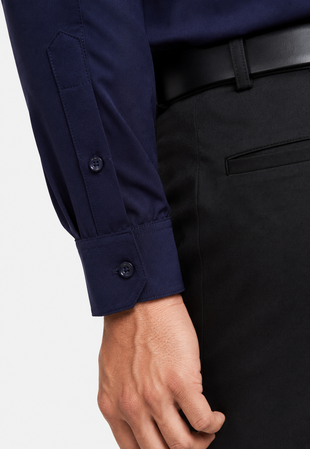 Camisa Social Stretch Manga Longa