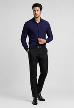 Camisa Social Stretch Manga Longa
