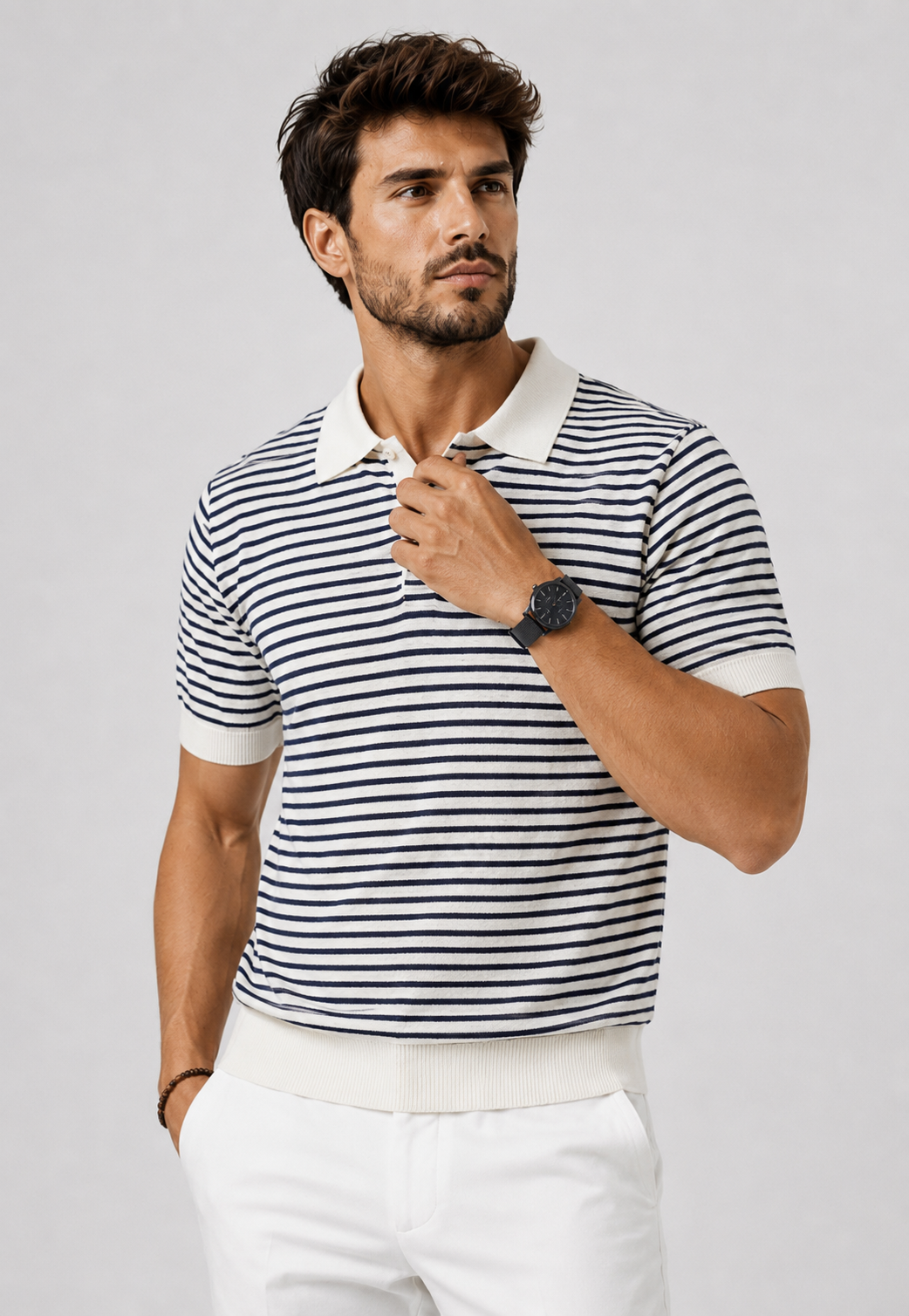 Polo Tricô Listrada Retrô Belmonte