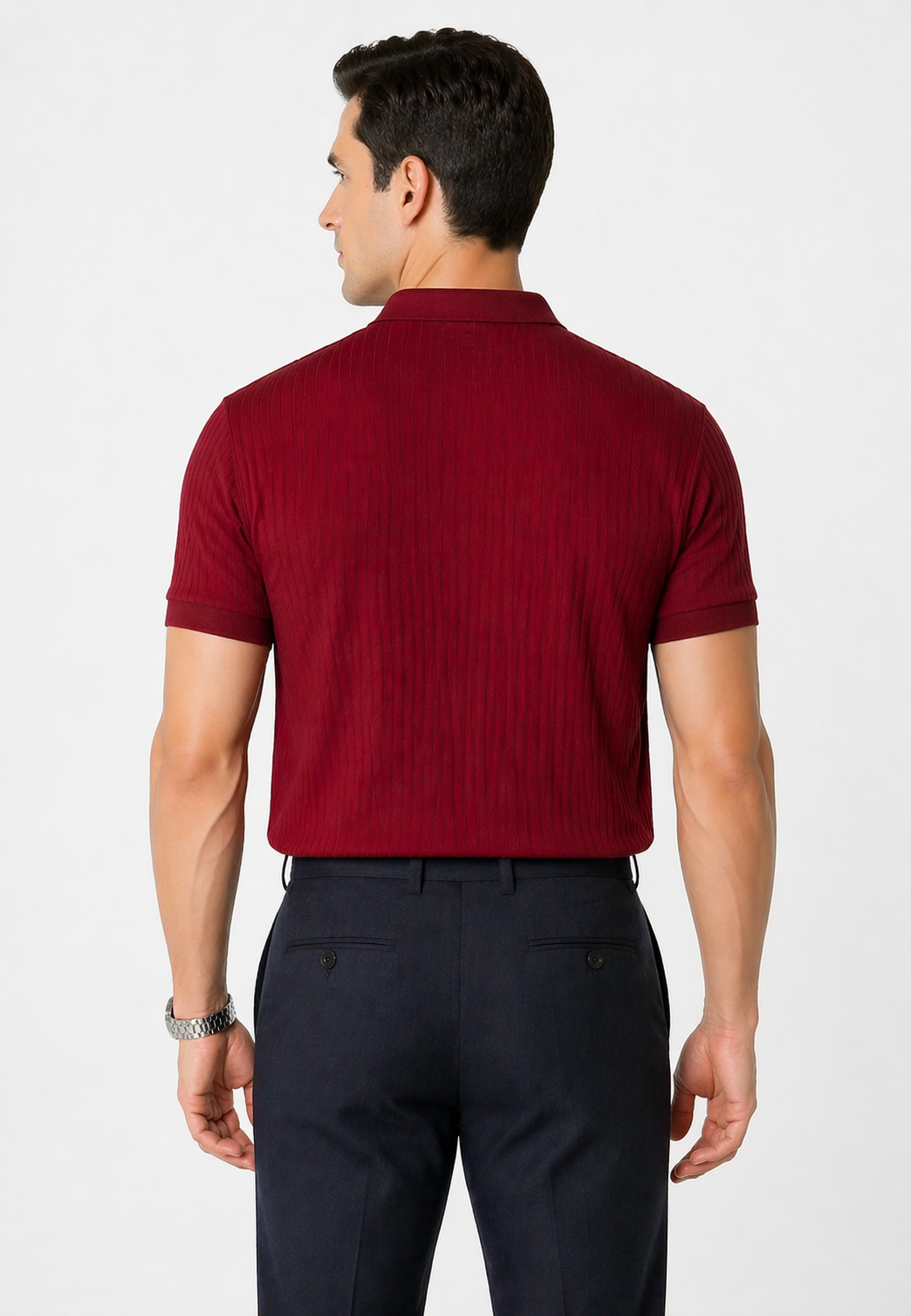 Polo Knit Listrada Slim