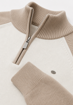 Suéter Quarter Zip Mock Neck