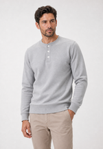 Moletom Fleece Button Placket