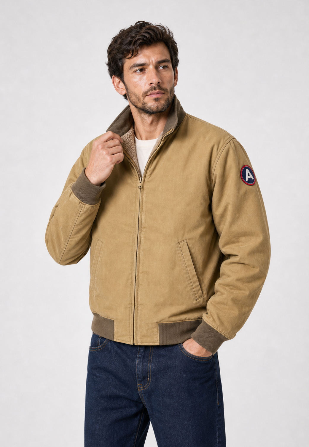 Jaqueta Bomber Aviator Vintage