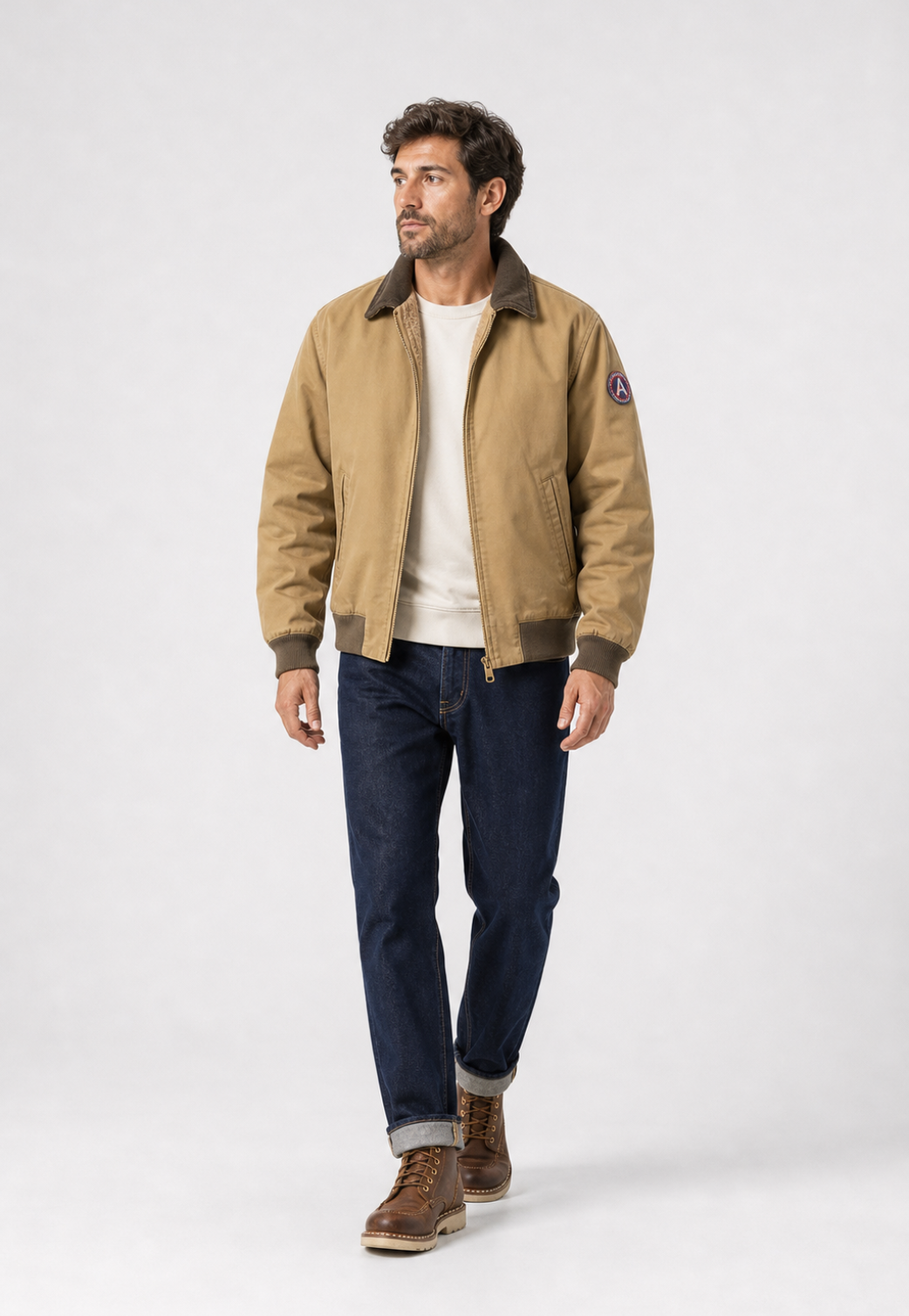 Jaqueta Bomber Aviator Vintage