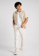 Camisa Linen Cotton Manga Curta