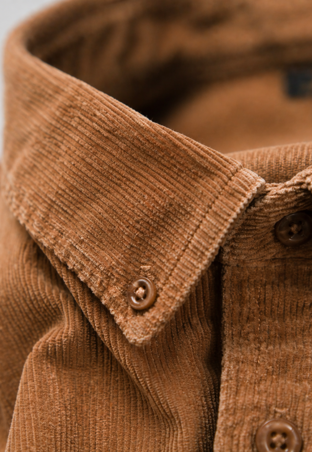 Camisa Corduroy Slim Manga Longa