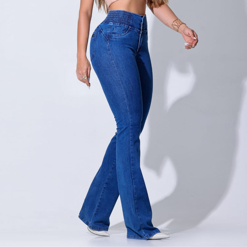 Calça Flare Modeladora Monica [Compre 1 Leve 2]