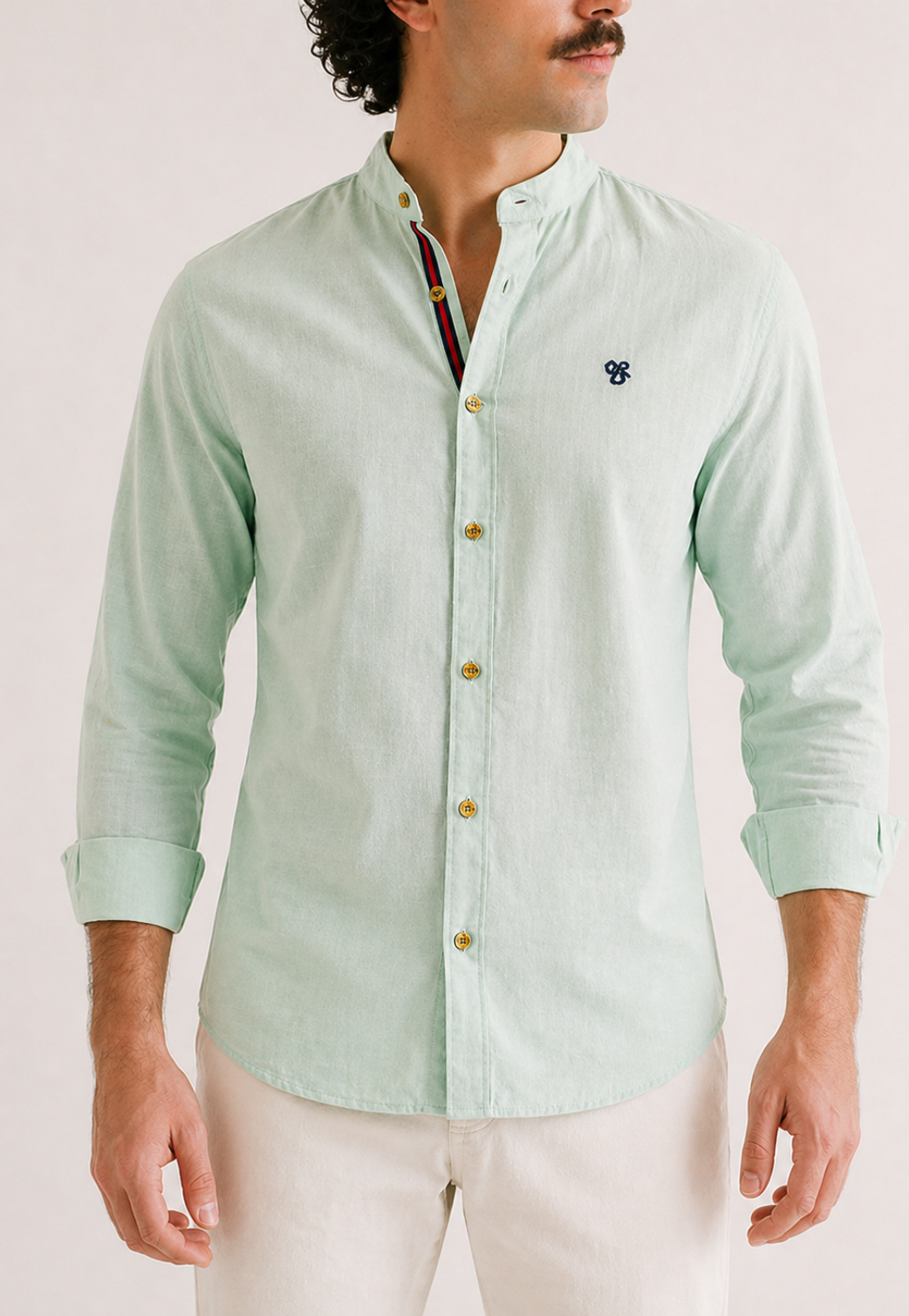 Camisa Social Algodão Manga Longa
