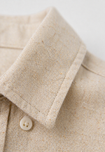 Camisa Linen Cotton Manga Curta