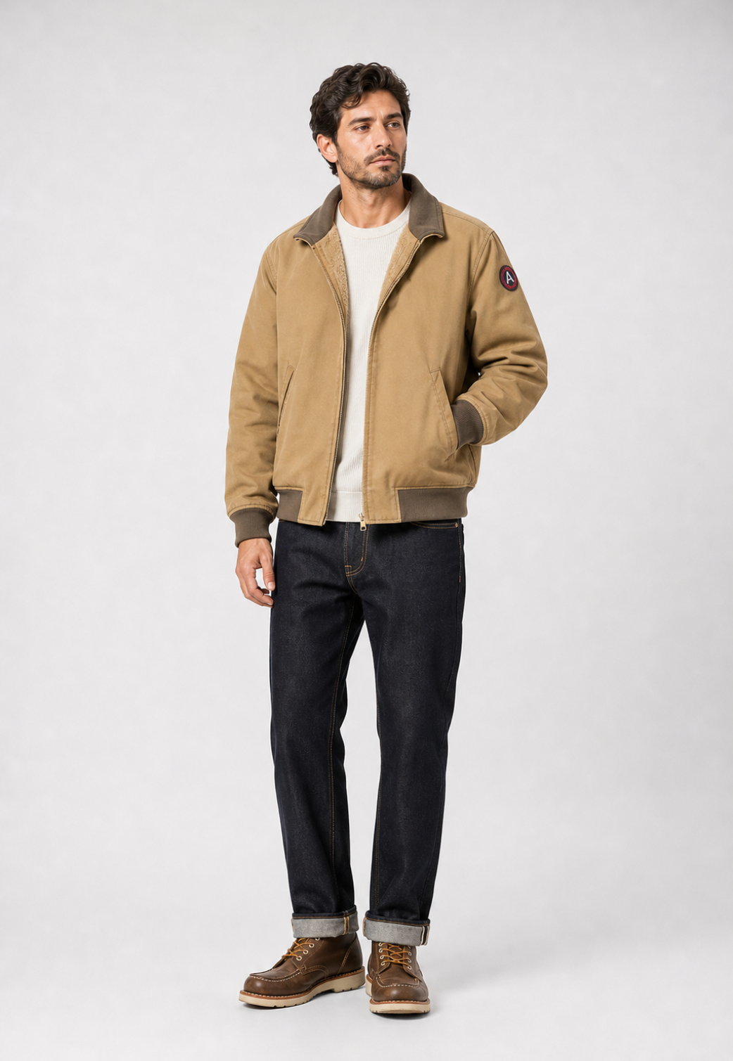 Jaqueta Bomber Aviator Vintage