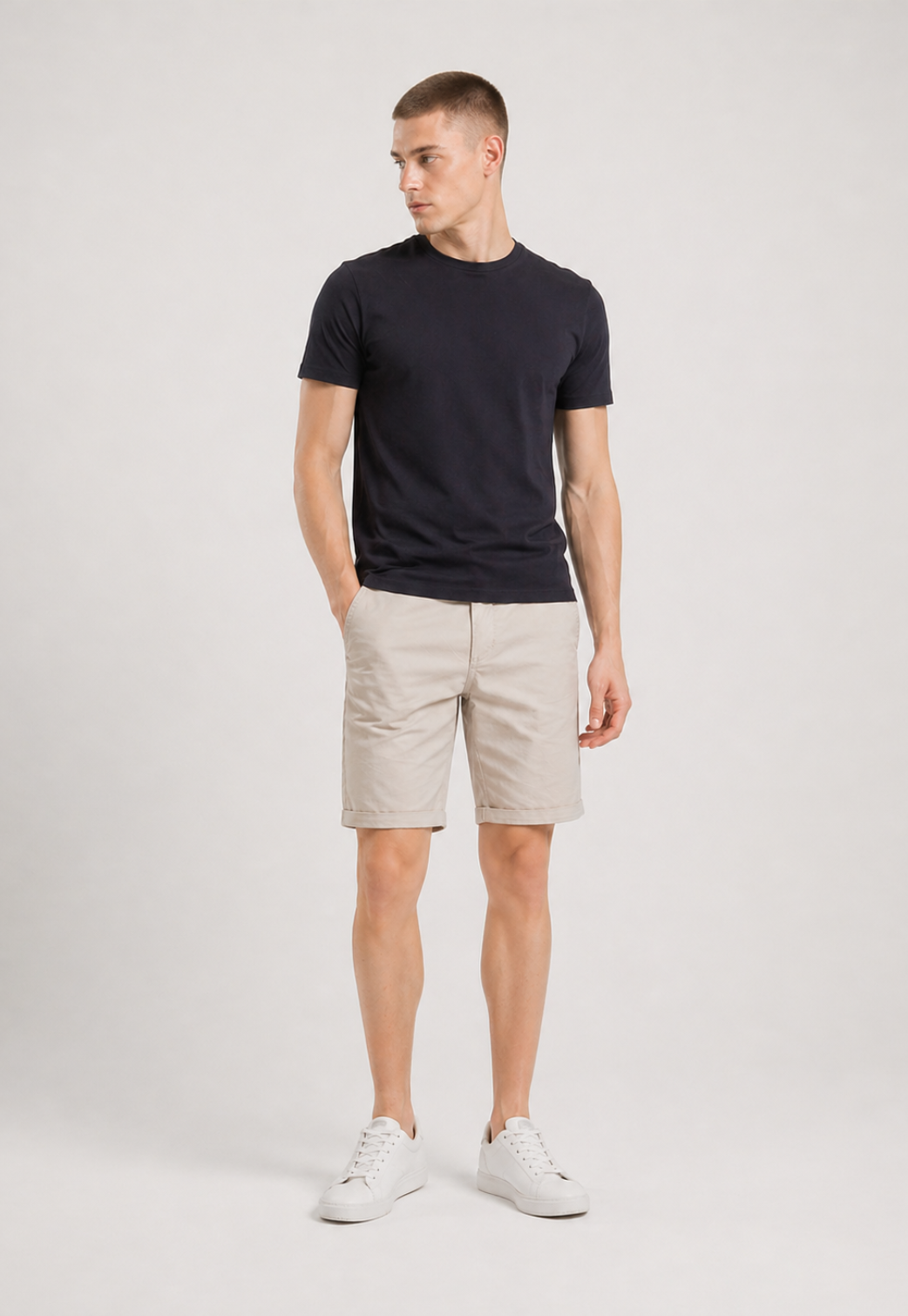 Bermuda Algodão Smart Casual