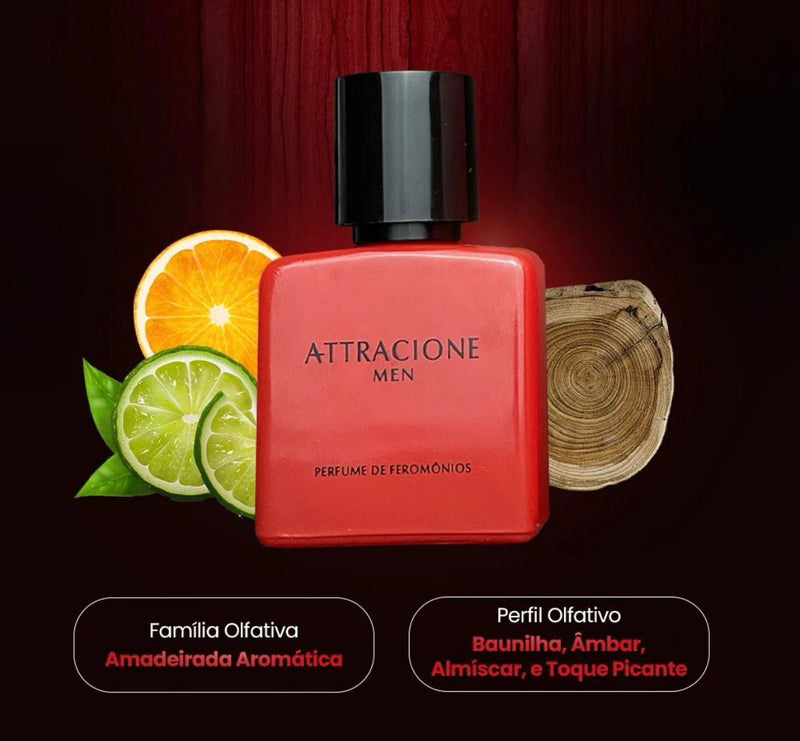 Attracione Men (Perfume Masculino Com Feromônios Ativados)