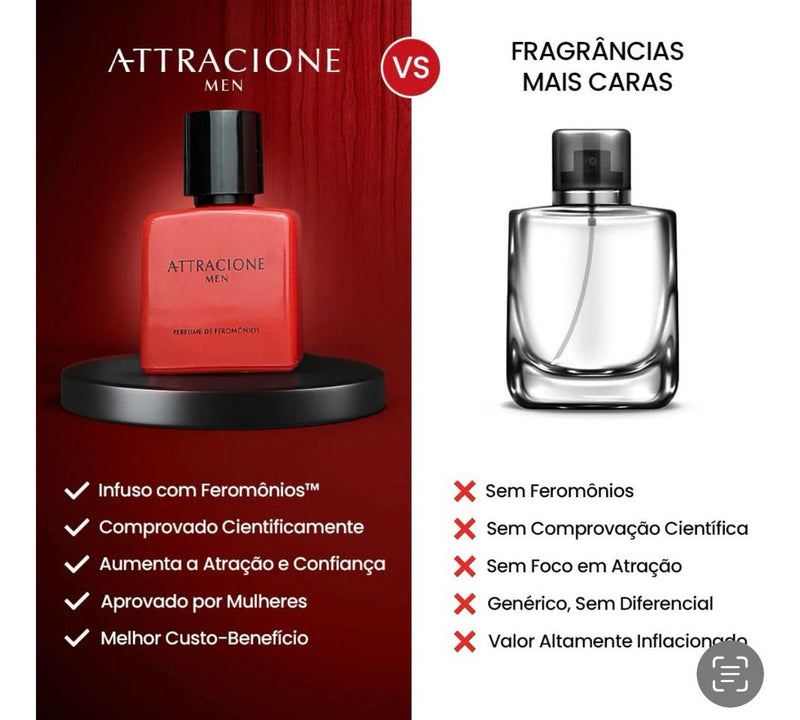 Attracione Men (Perfume Masculino Com Feromônios Ativados)