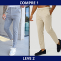 Calça Alfaiataria Elite Ajuste Lateral - Compre 1 Leve 2