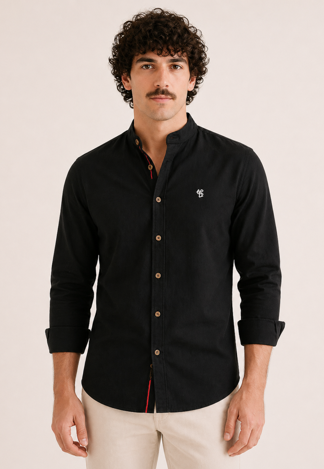 Camisa Social Algodão Manga Longa