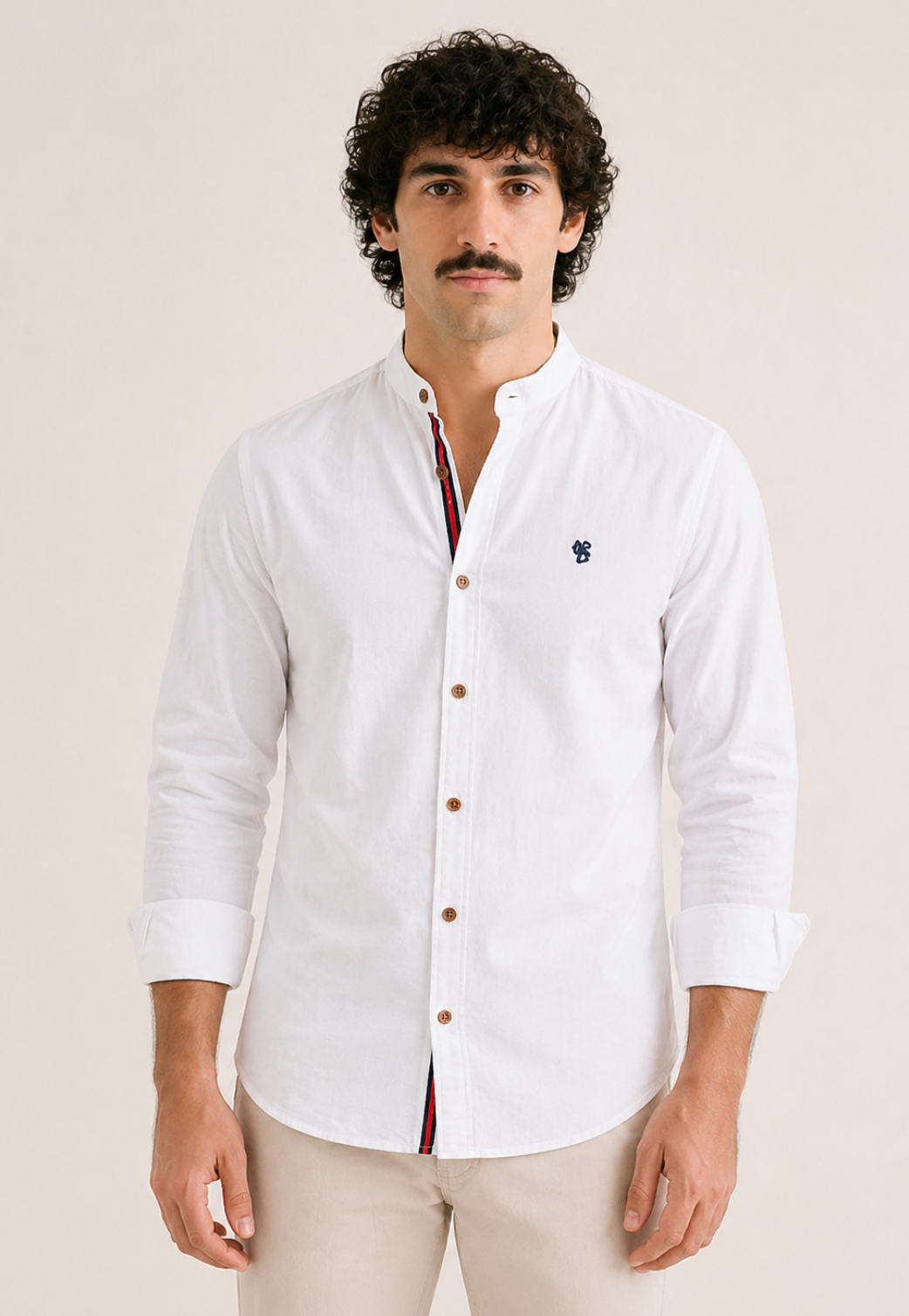 Camisa Social Algodão Manga Longa