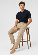 Polo Tricô Gola Cubana Old Money Belmonte