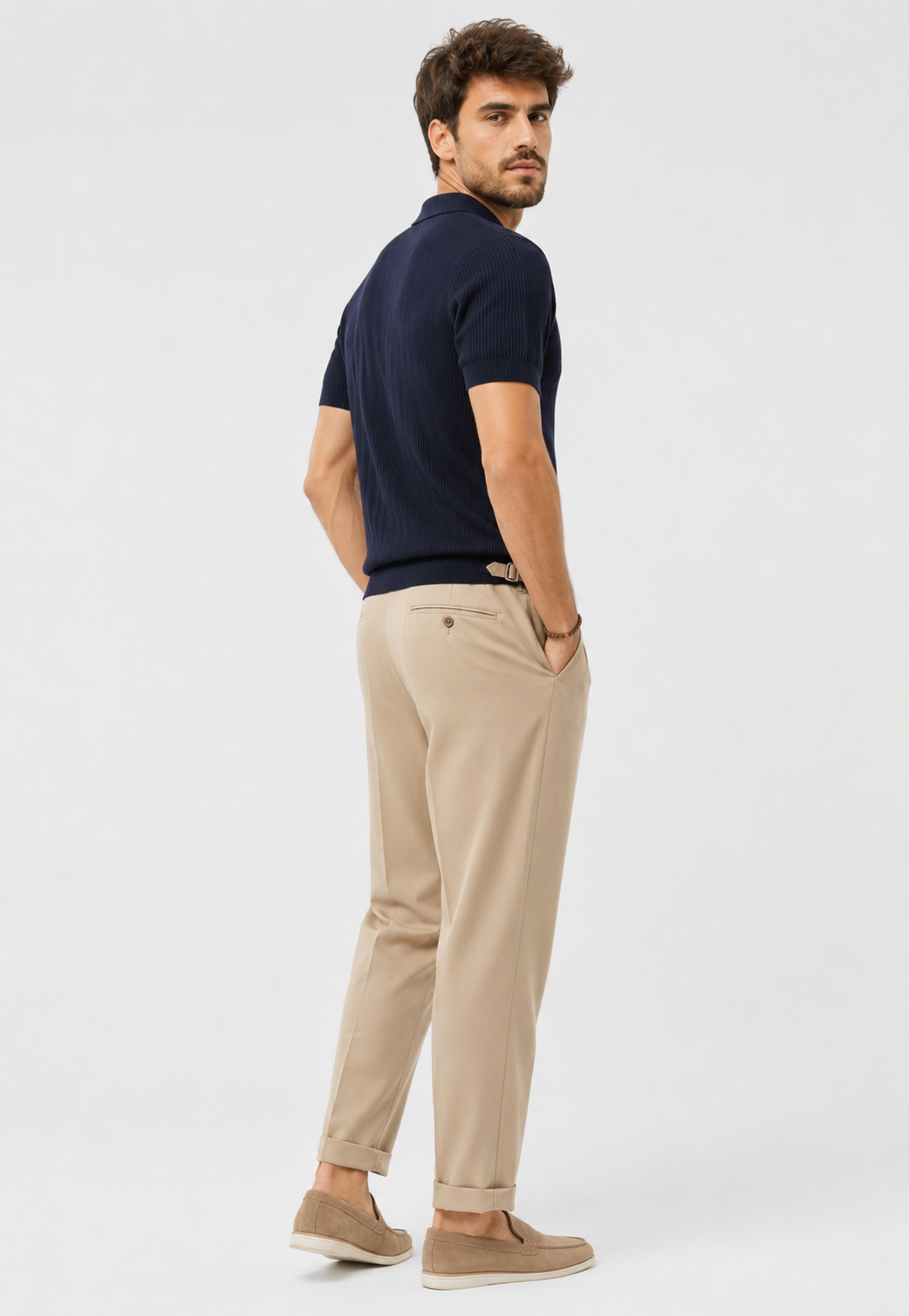 Polo Tricô Gola Cubana Old Money Belmonte