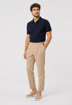 Polo Tricô Gola Cubana Old Money Belmonte