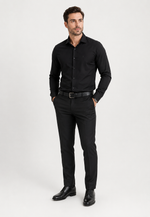 Camisa Social Stretch Manga Longa