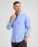 Camisa Oxford Manga Longa