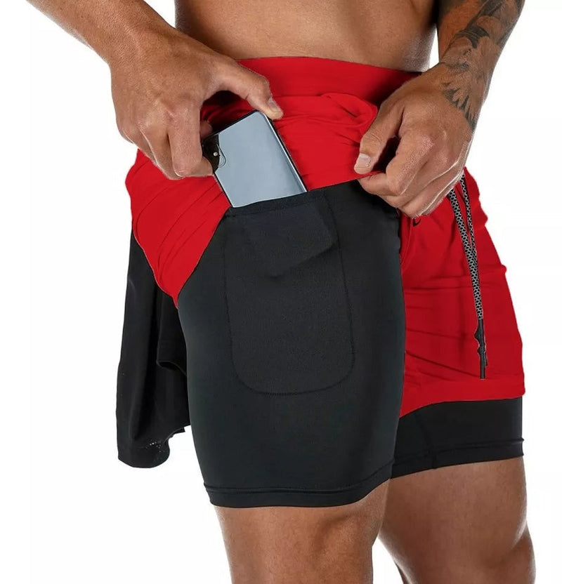 Shorts Para Treino 2 em 1 Esporte Air Effect (Compre 1 Ganhe Outro Igual)