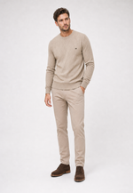 Suéter Argyle Gola Redonda