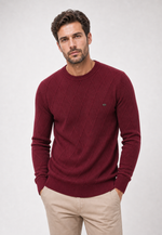Suéter Argyle Gola Redonda