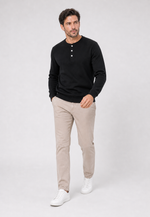 Moletom Fleece Button Placket