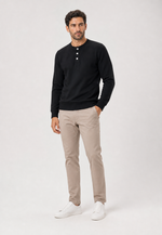Moletom Fleece Button Placket
