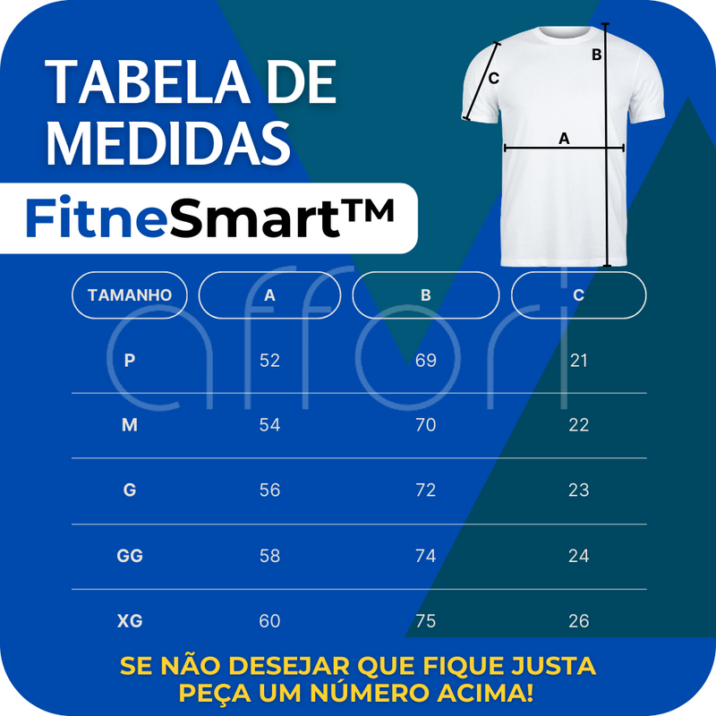 Kit 3 Camisetas Tecnológicas FitneSmart - Anti-Suor