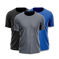 Kit 3 Camisetas Tecnológicas FitneSmart - Anti-Suor