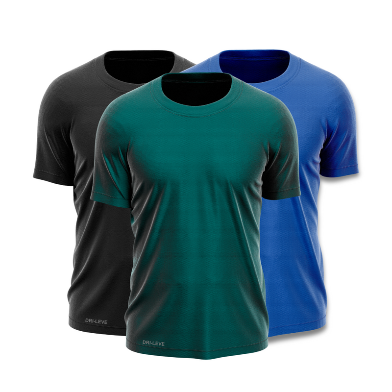 Kit 3 Camisetas Tecnológicas FitneSmart - Anti-Suor