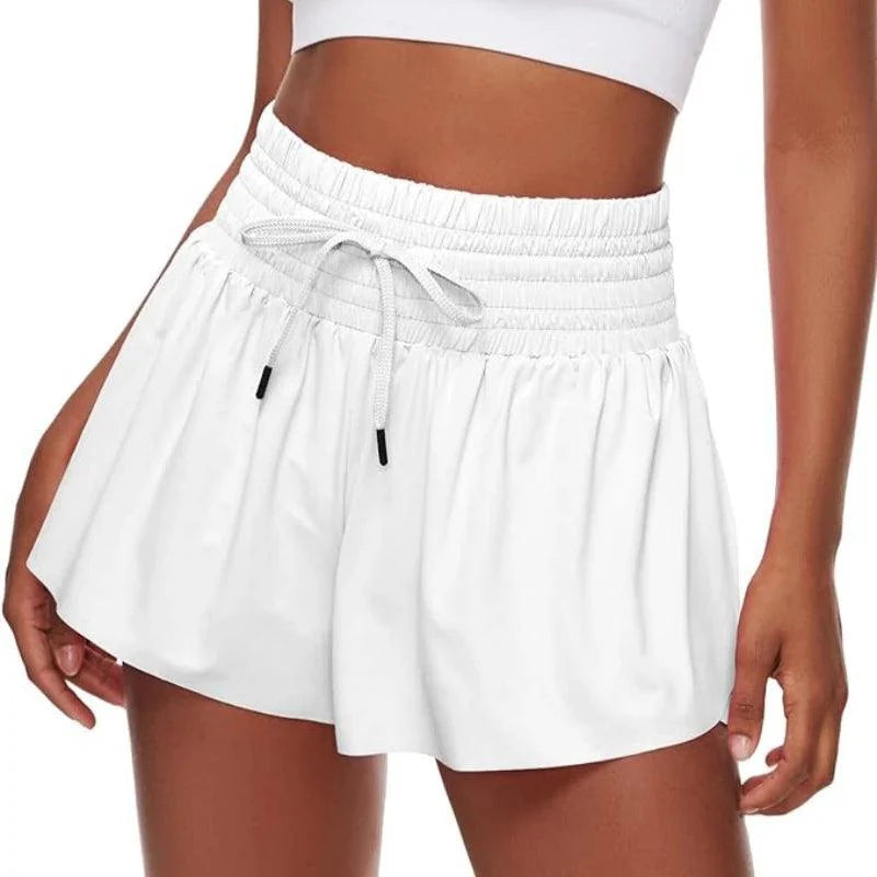 (Compre 1 e Leve 2)  Shorts BellaFit com Saia, Cós Alto Elástico e Bolso Funcional