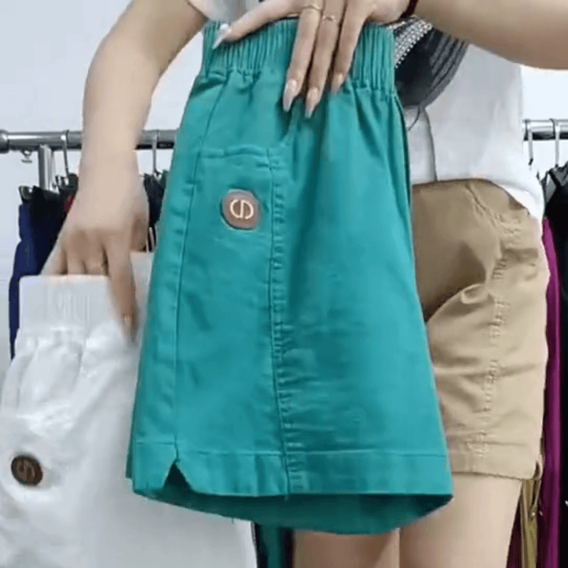 (Super Promo: Compre 2 Leve 3) Shorts Clarisse em Sarja com Cintura Elástica e Caimento Soltinho