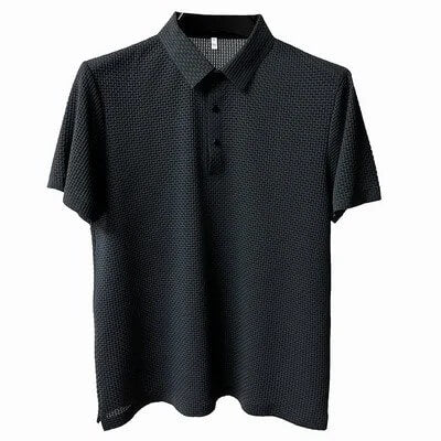 Polo Masculina Texturizada Elegance