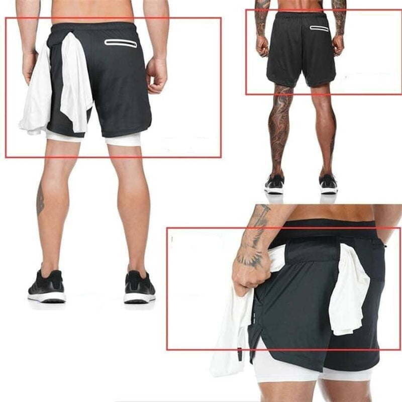 Shorts Para Treino 2 em 1 Esporte Air Effect (Compre 1 Ganhe Outro Igual)