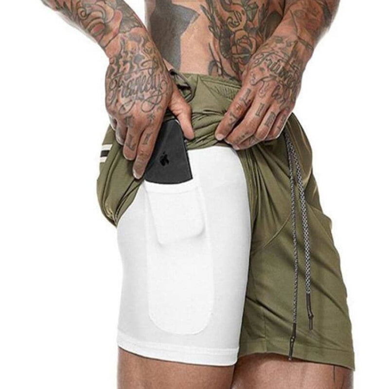 Shorts Para Treino 2 em 1 Esporte Air Effect (Compre 1 Ganhe Outro Igual)